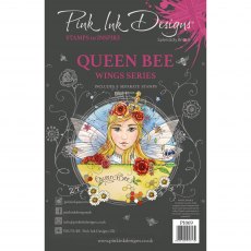 Pink Ink Designs Clear Stamp Queen Bee | Set of 8