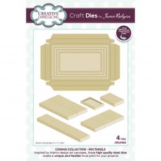 Jamie Rodgers Craft Die Canvas Collection Rectangle | Set of 4