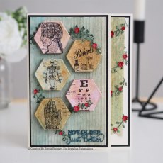 Jamie Rodgers Craft Die Canvas Collection Hexagon | Set of 4