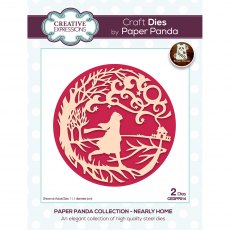 Creative Expressions Craft Dies Paper Panda Nearly Home | Set of 2
