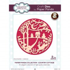 Creative Expressions Craft Dies Paper Panda Country Cottage | Set of 2