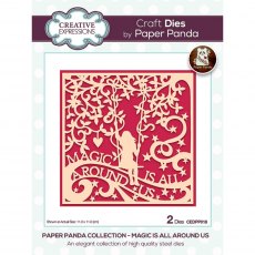 Creative Expressions Craft Dies Paper Panda Magic Is All Around Us | Set of 2