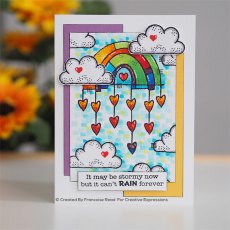 Woodware Clear Stamps Rainbow World | Set of 9