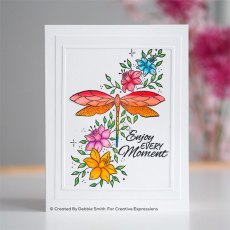 Creative Expressions Designer Boutique Collection Clear Stamps Dragonfly Delight