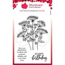 Woodware Clear Stamps Queen Anne's Lace | Set of 3