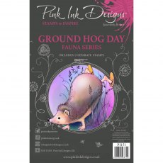 Pink Ink Designs Clear Stamp Ground Hog Day | Set of 9