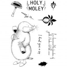 Pink Ink Designs Clear Stamp Holy Moley | Set of 9