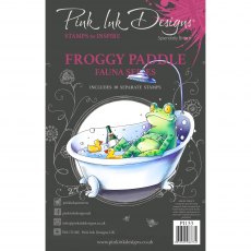 Pink Ink Designs Clear Stamp Froggy Paddle | Set of 10