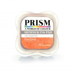 Hunkydory Shimmer Prism Ink Pads Fire Coral