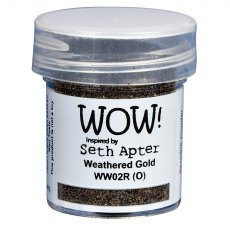 Wow Mixed Media Embossing Powder Weathered Gold by Seth Apter | 15ml