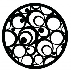 IndigoBlu Stencil Circle Circles  6 x 6 inch - Masks & Stencils -  Craftasmic