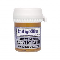 IndigoBlu Artists Metallic Acrylic Paint Goldfinger | 20ml