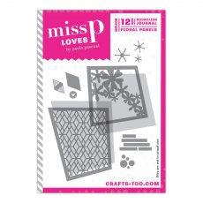 Miss P Loves Die Set Boundless Journal Floral Panels | Set of 12