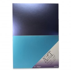 Craft Artist A4 Mirror Card Sapphire Blue | 10 sheets