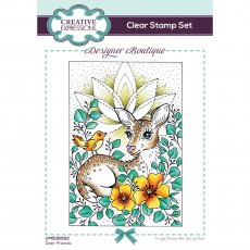 Creative Expressions Designer Boutique Collection Clear Stamps Deer Friends
