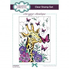 Creative Expressions Designer Boutique Collection Clear Stamps Giraffe Kisses