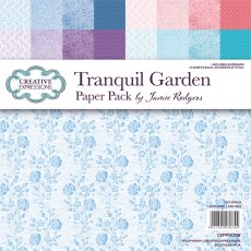 Jamie Rodgers 8 x 8 inch Paper Pad Tranquil Garden | 24 sheets