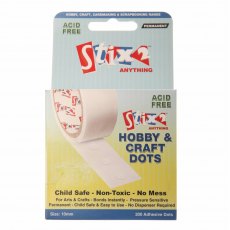 Double sided Hobby & Craft Dots 10mm | Pack of 200