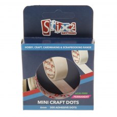 Double Sided Mini Craft Dots 6mm | Pack of 300