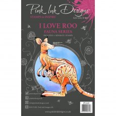 Pink Ink Designs Clear Stamp I Love Roo | Set of 6