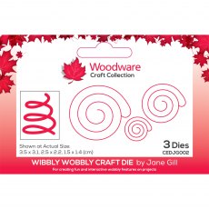 Woodware Craft Die Wibbly Wobbly | Set of 3
