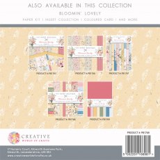 The Paper Boutique Bloomin Lovely 8 x 8 inch Embellishments Pad | 36 sheets