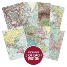 Hunkydory A4 Adorable Scorable Pattern Packs Around the World | 24 sheets