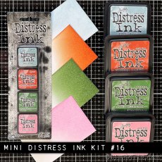 Ranger Tim Holtz Mini Distress Ink Pad Kit No 16 | Set of 4
