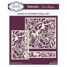 Creative Expressions Stencils By Jamie Rodgers Wings Of Wonder | Set of 3