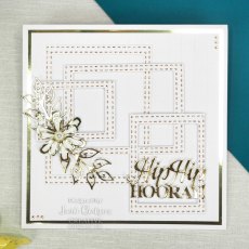 Creative Expressions Stencils By Jamie Rodgers 6 x 6 inch Outline Duo Rectangles | Set of 2