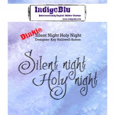 IndigoBlu A7 Rubber Mounted Stamp Dinkie Silent Night
