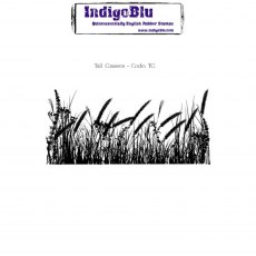 IndigoBlu A6 Rubber Mounted Stamp Tall Grasses