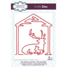 Creative Expressions Craft Dies One-Liner Collection Safe & Warm | Set of 2