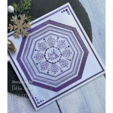 Jamie Rodgers Clear Stamp Set Tea Bag Folding Swirly Christmas | Set of 17