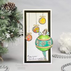 Jane Davenport Clear Stamp Bauble Fairy | Set of 4