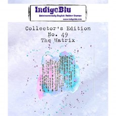 IndigoBlu A7 Rubber Mounted Stamp Collectors Edition No 49 - The Matrix