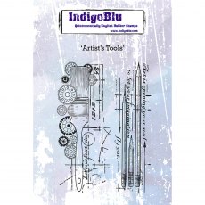 IndigoBlu A6 Rubber Mounted Stamp Artist's Tools | Set of 2