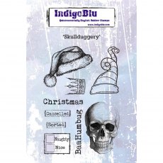 IndigoBlu A6 Rubber Mounted Stamp Skullduggery | Set of 9