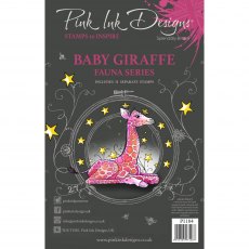 Pink Ink Designs Clear Stamp Baby Giraffe | Set of 11