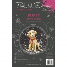 Pink Ink Designs Clear Stamp Puppy | Set of 9