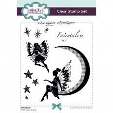 Creative Expressions Designer Boutique Clear Stamps Wish Upon A Star | Set of 5