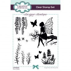 Creative Expressions Designer Boutique Clear Stamps Fairy Glade | Set of 7
