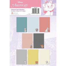 Disney The Aristocats  A4 Coloured Card Pack | 24 sheets