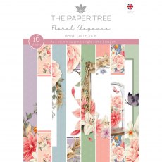 The Paper Tree Floral Elegance A4 Insert Collection | 16 sheets