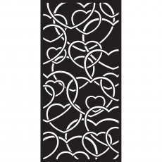Creative Expressions Stencil Entwined Hearts | DL