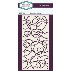 Creative Expressions Stencil Entwined Hearts | DL