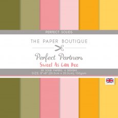 The Paper Boutique Perfect Partners Sweet as can Bee 8 x 8 inch Perfect Solids | 30 sheets