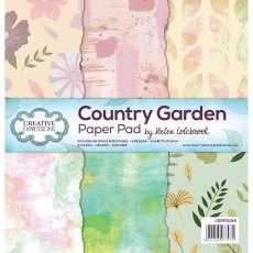 Creative Expressions Helen Colebrook 8 x 8 inch Paper Pad Country Garden | 36 sheets