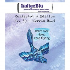 IndigoBlu A7 Rubber Mounted Stamp Collectors Edition No 59 - Morris Bird
