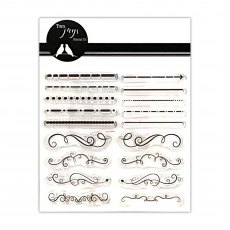 Two Jays Clear Stamp Dots & Swirls | Set of 18